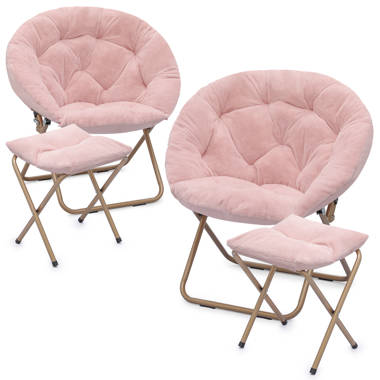 Blush discount papasan chair